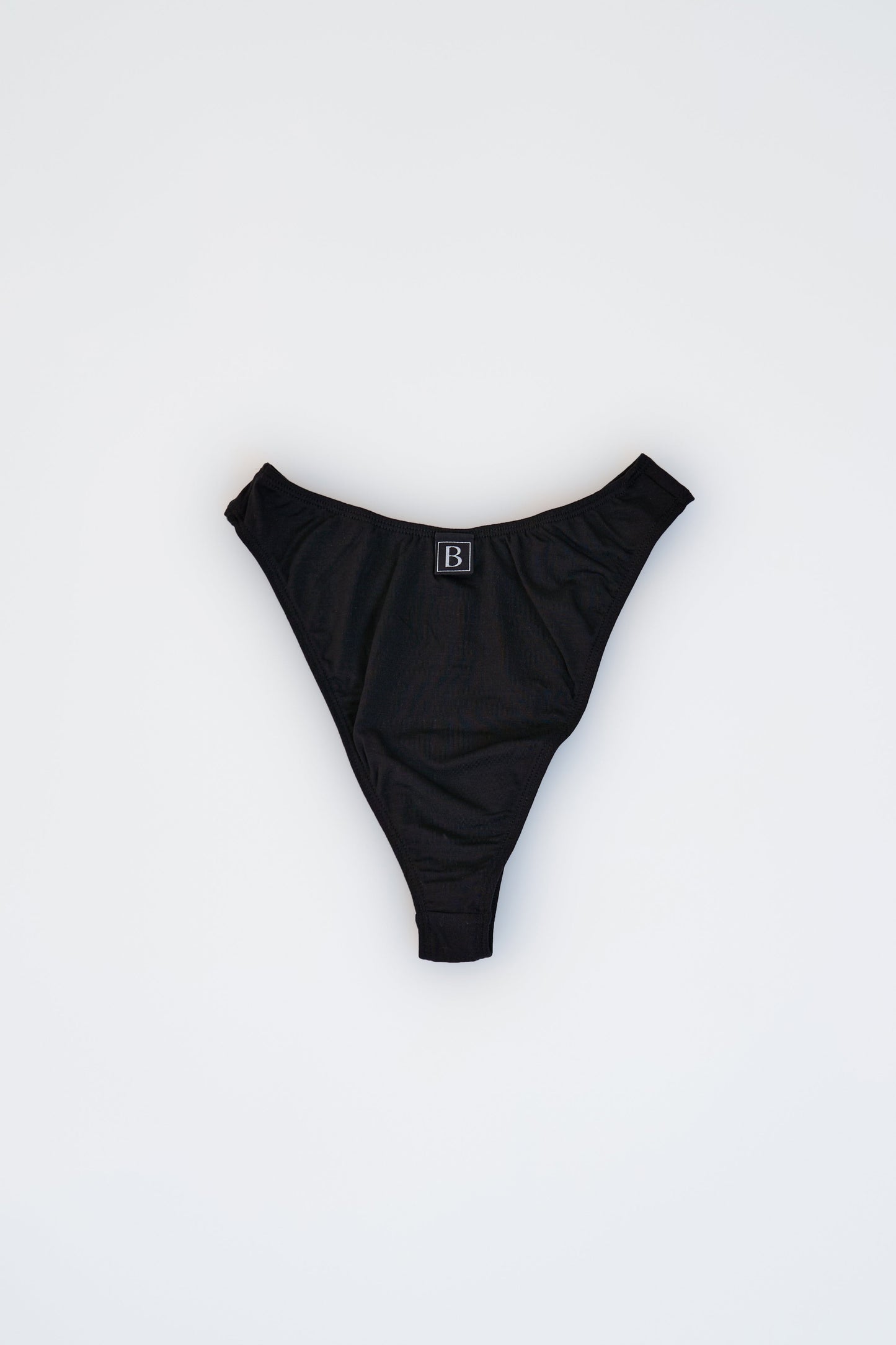 Sustainable Tencel™ Lyocell high-cut panties, back view