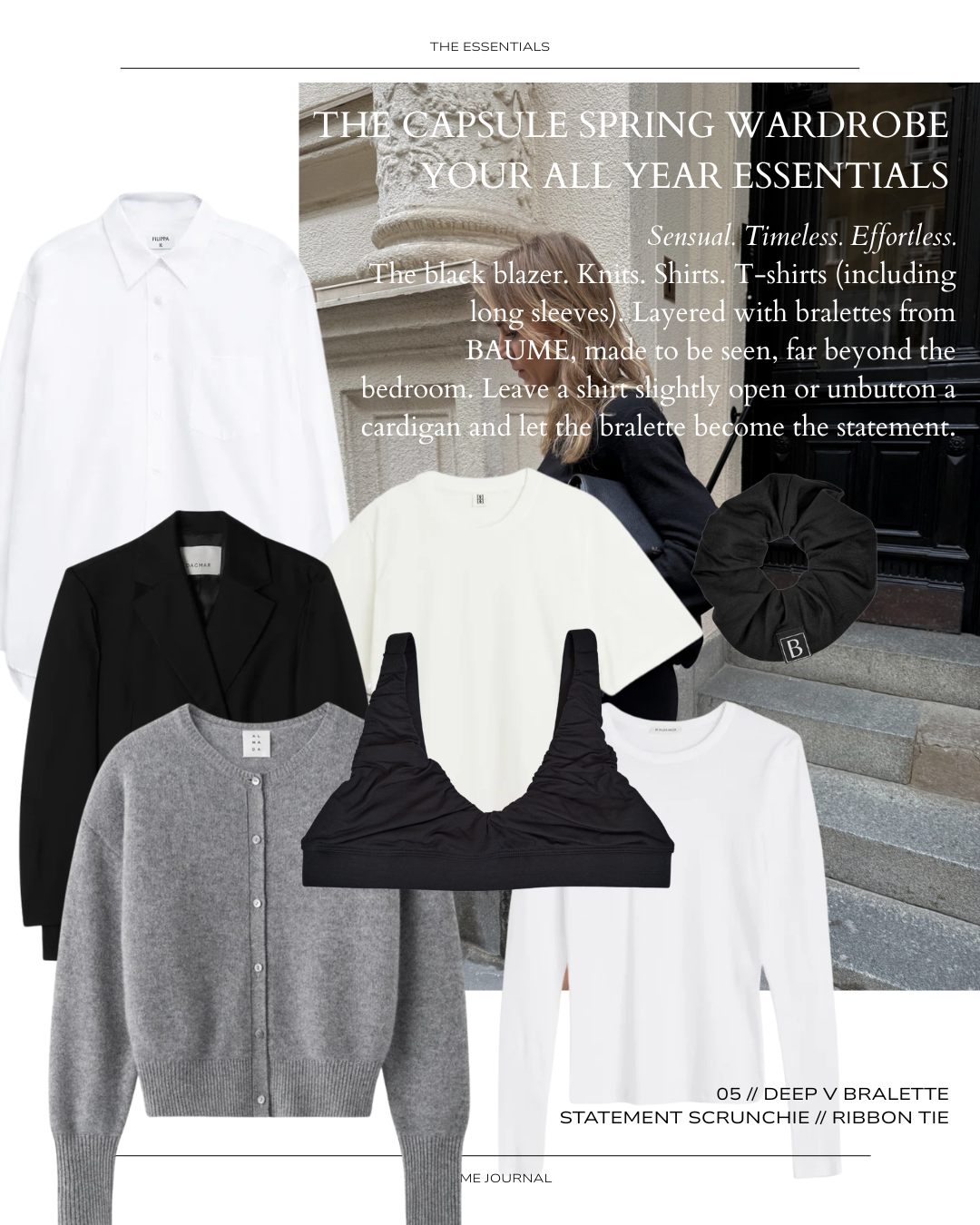 THE CAPSULE SPRING WARDROBE - YOUR ALL YEAR ESSENTIALS