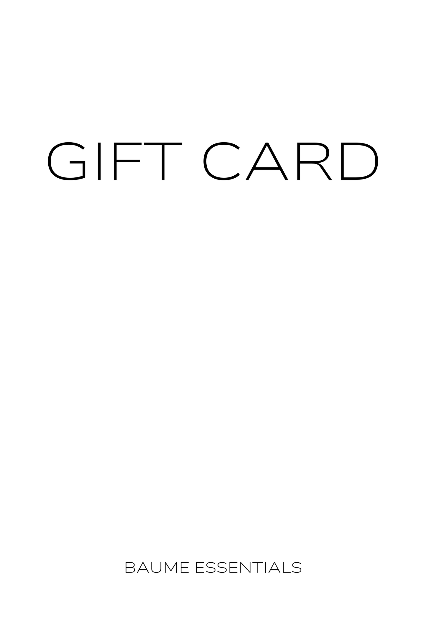 GIFT CARD