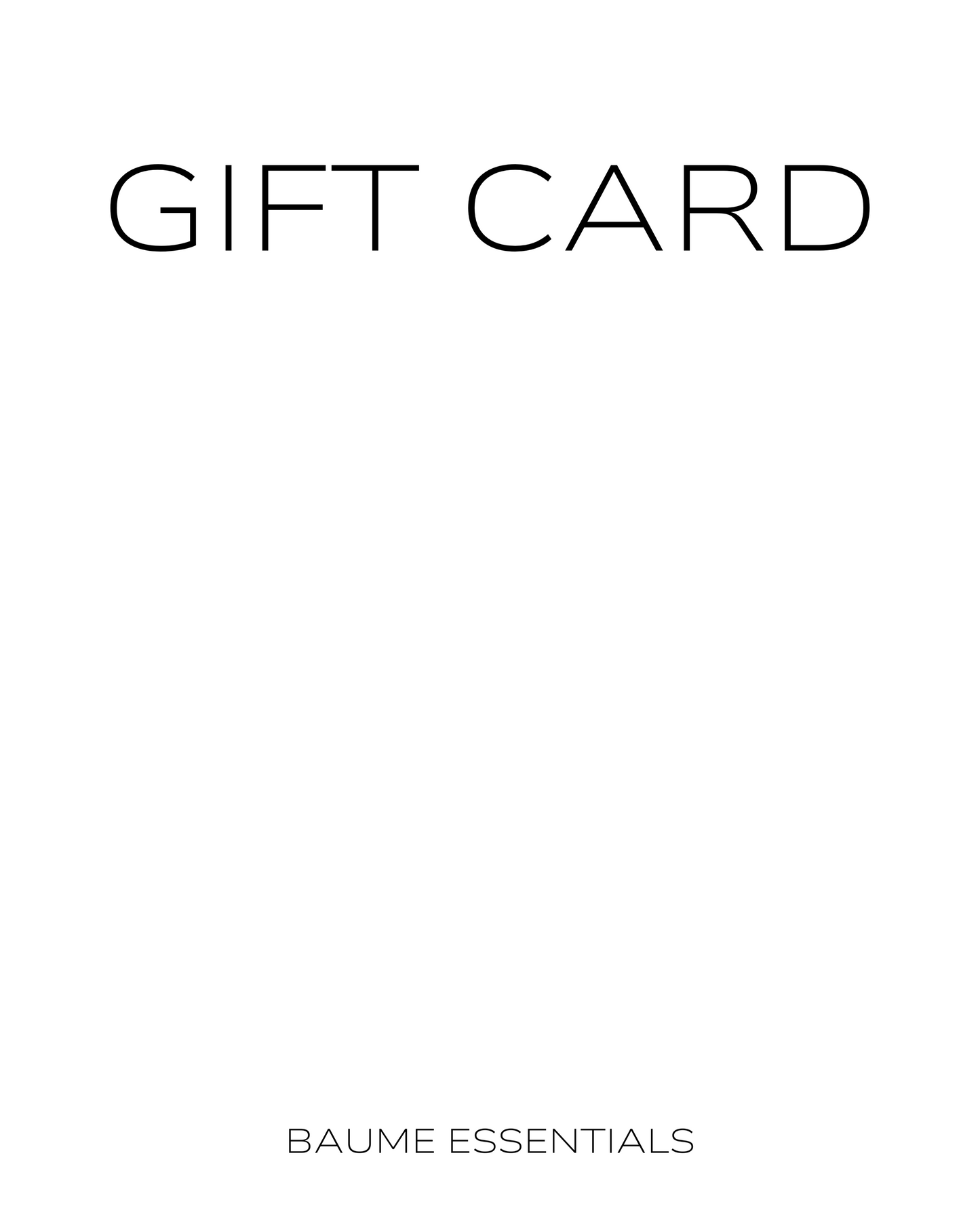 GIFT CARD
