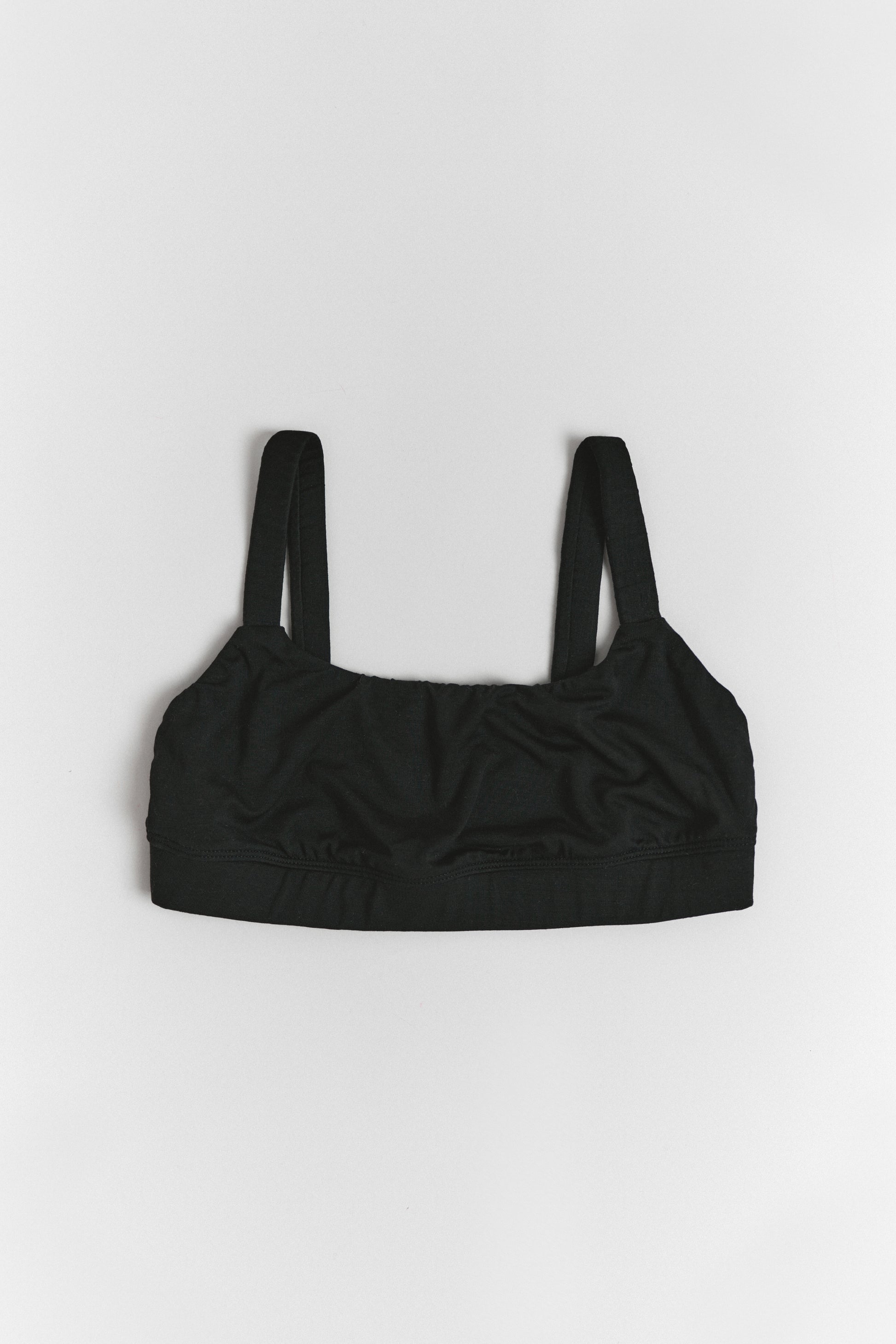 Eco-friendly Tencel™ bralette, front view